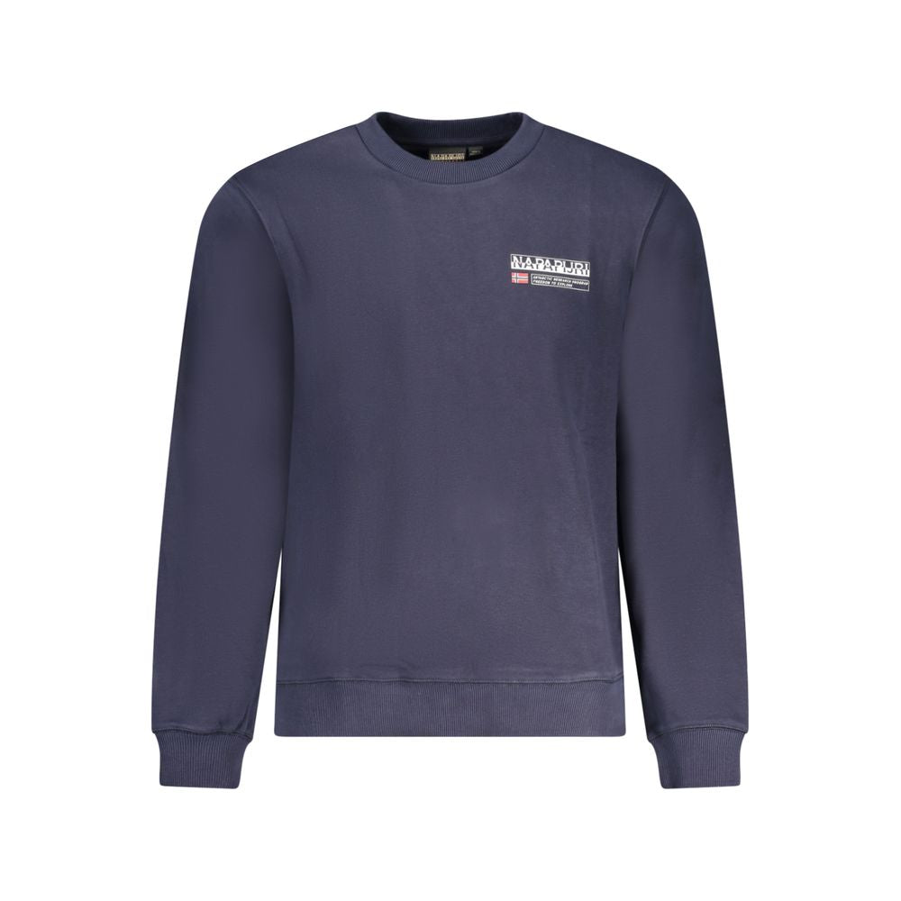 Maglione di cotone blu