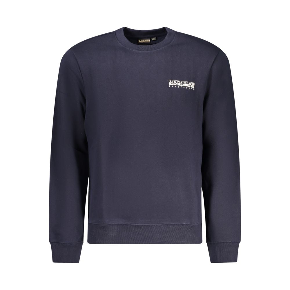 Maglione di cotone blu