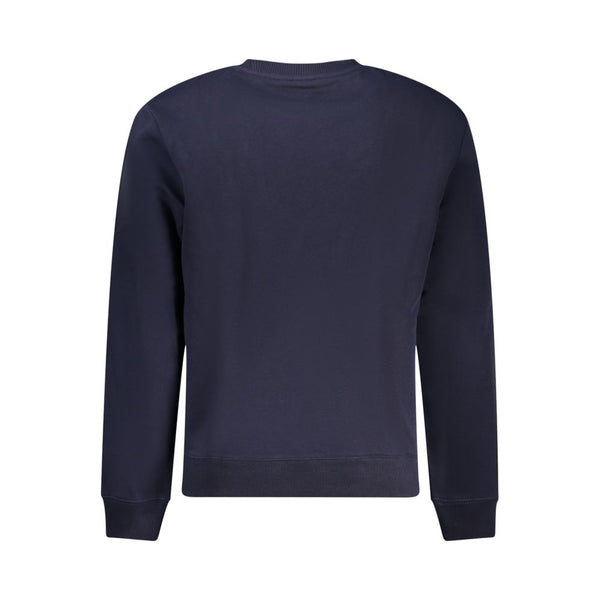 Maglione di cotone blu