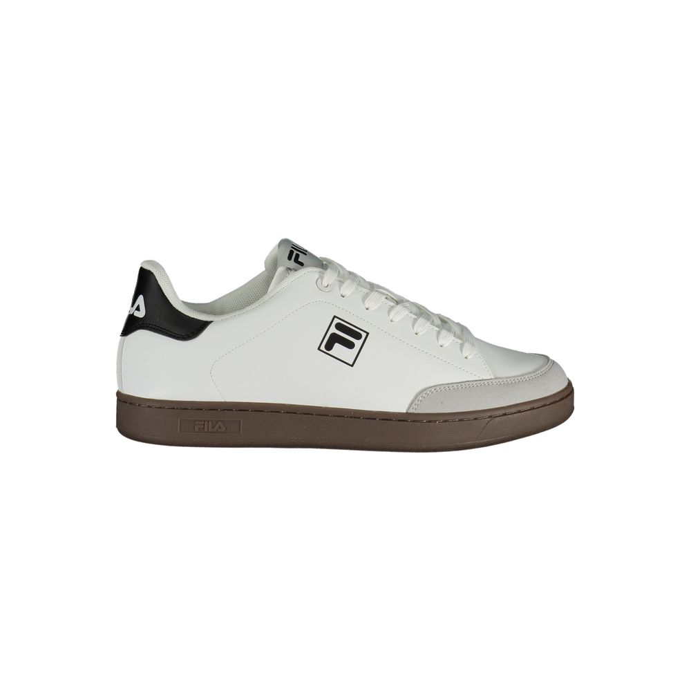 Sneaker in poliestere bianco