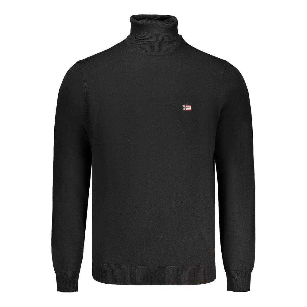 Maglione in poliestere nero