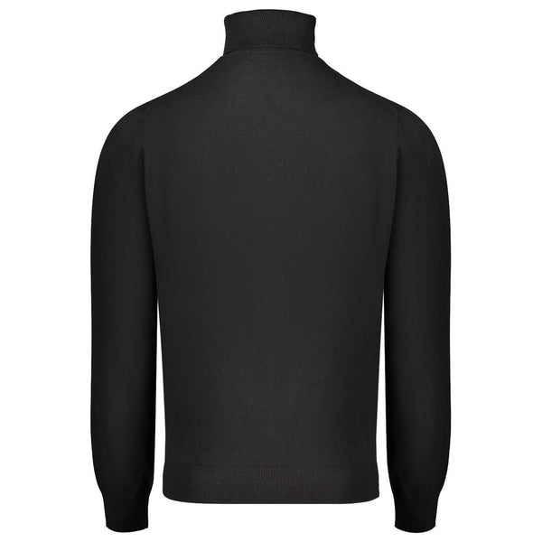 Maglione in poliestere nero