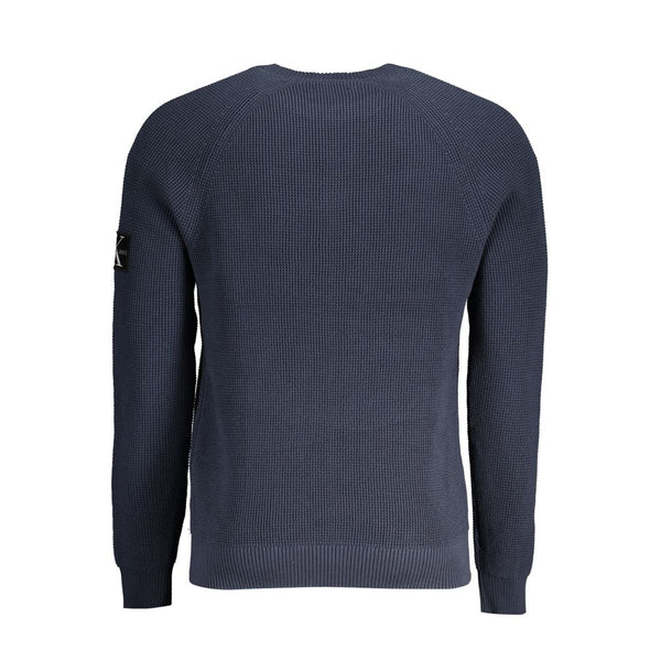 Maglione di cotone blu