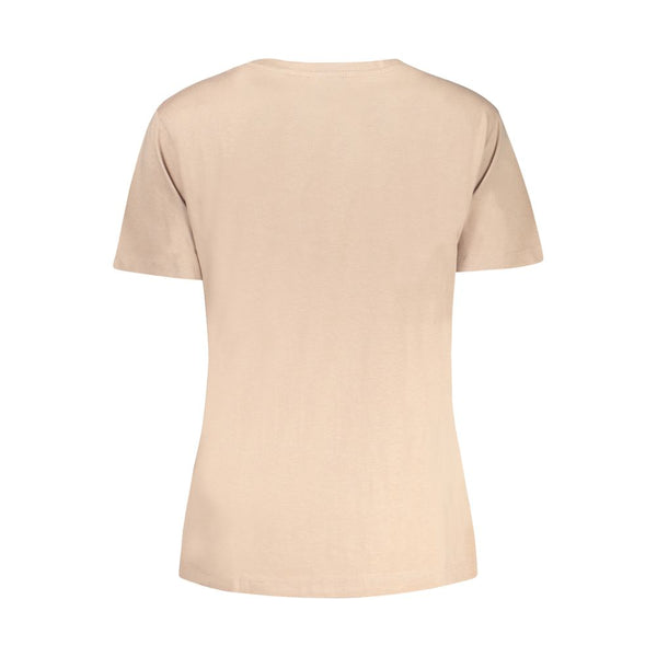 Top e t-shirt in cotone beige