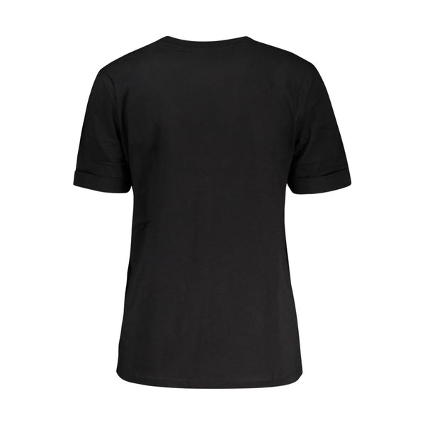 Black Cotton Tops & T-Shirt