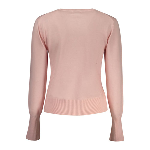 Pink Polyester Sweater