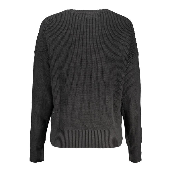 Maglione in cotone nero