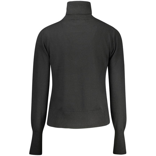 Maglione in poliestere nero