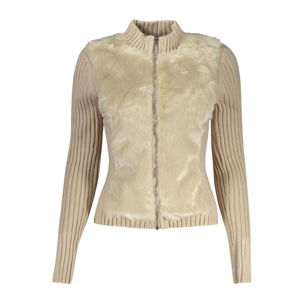 Maglione in poliestere beige