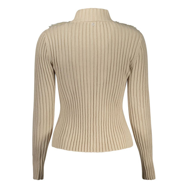 Maglione in poliestere beige