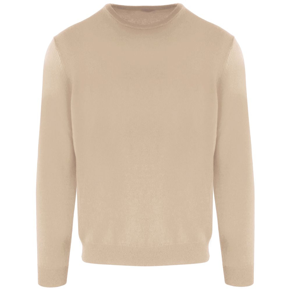 Maglione di lana beige