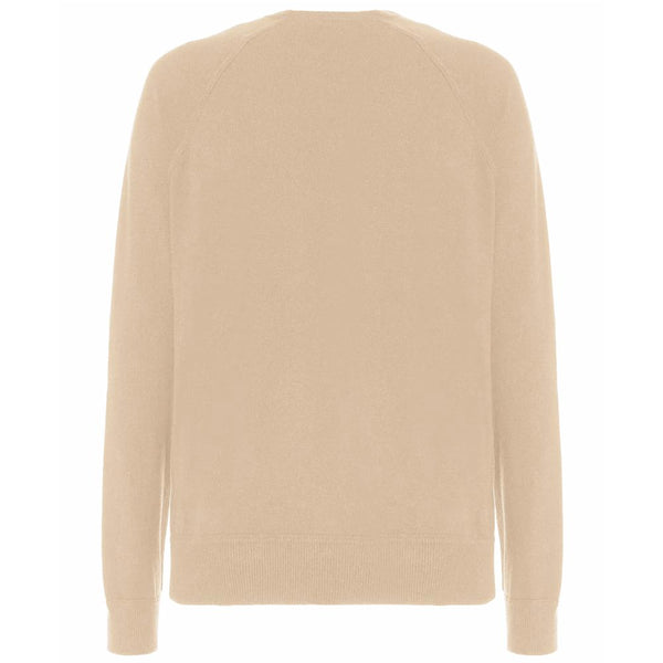 Maglione di lana beige