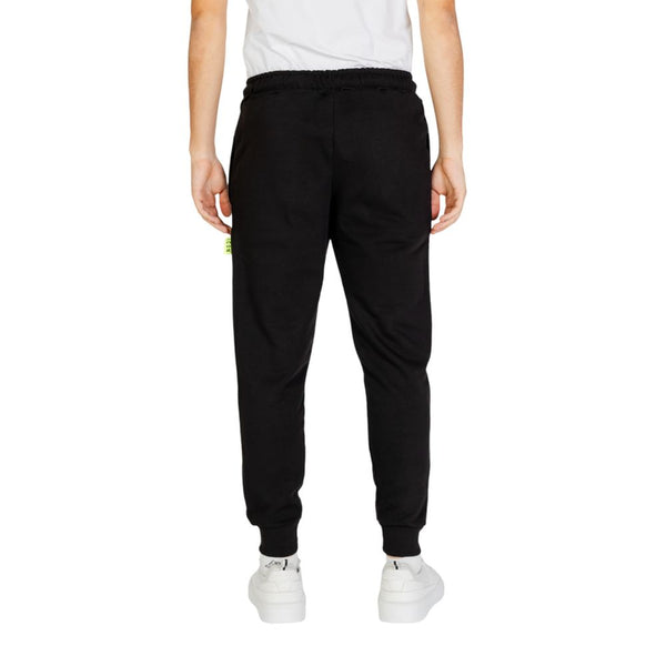 Icon Black Cotton Joggers (Workout Pants)