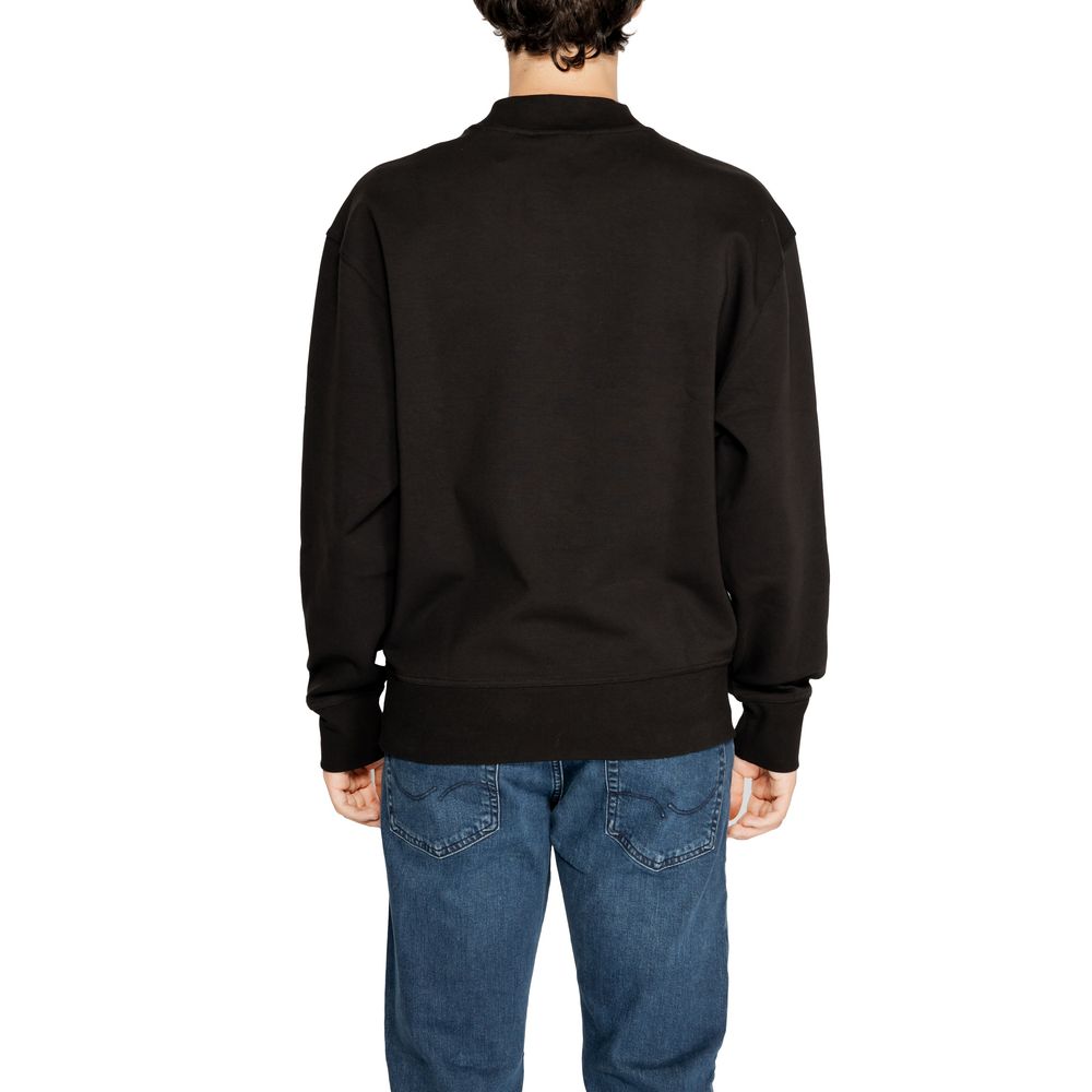 Calvin Klein Jeans Black Recycled Cotton Sweatshirt