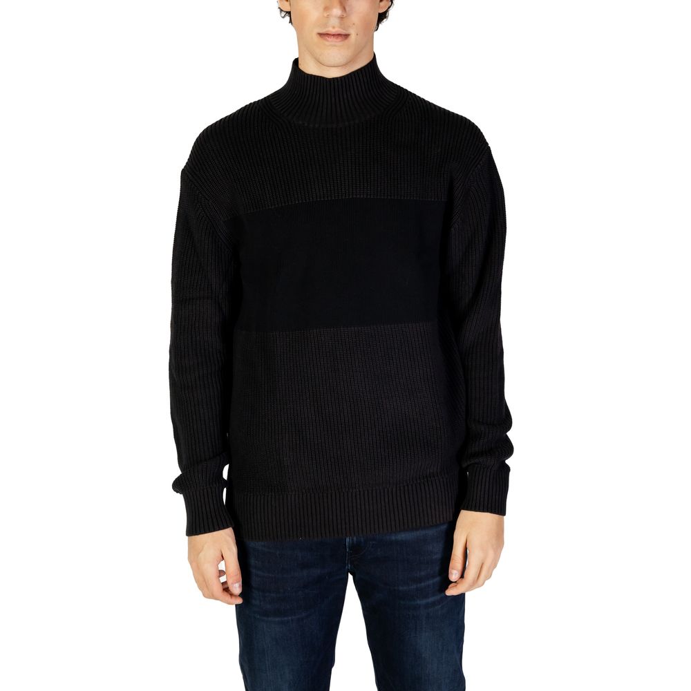 Maglione in cotone nero