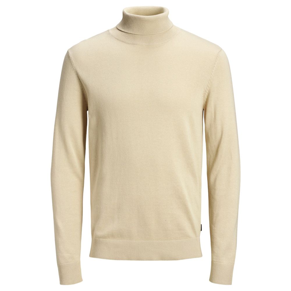 Maglione di cotone beige