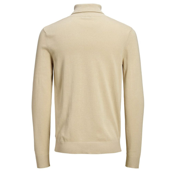 Maglione di cotone beige