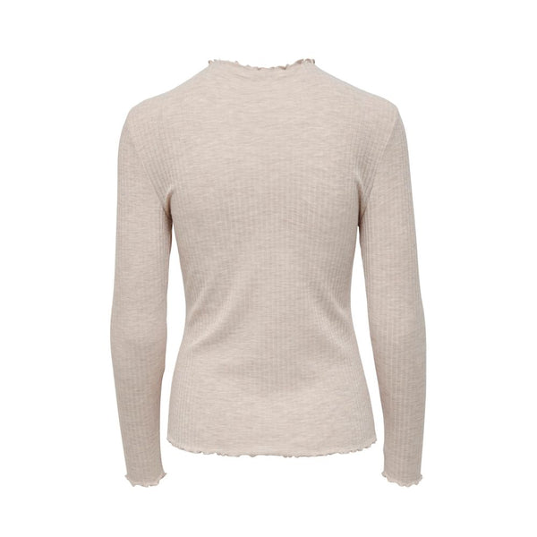 Maglione in poliestere beige