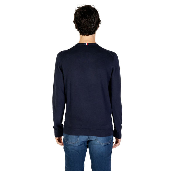 Maglione di cotone blu