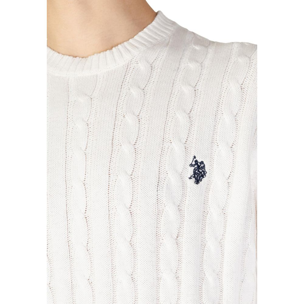 U.S. POLO ASSN. White Cotton Sweatshirt