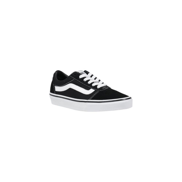 Black And White Suede Leather Sneaker