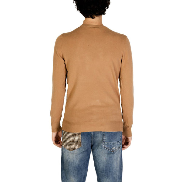 Brown Polyester Sweater