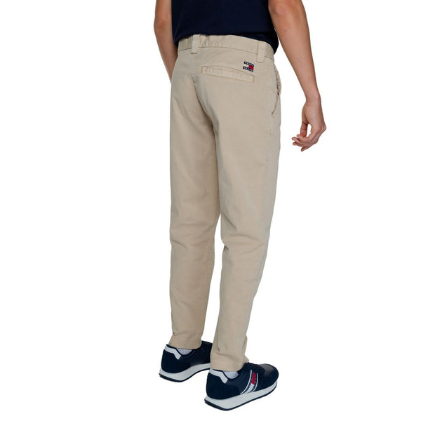 Tommy Hilfiger Jeans Gold Recycled Cotton Casual Pants