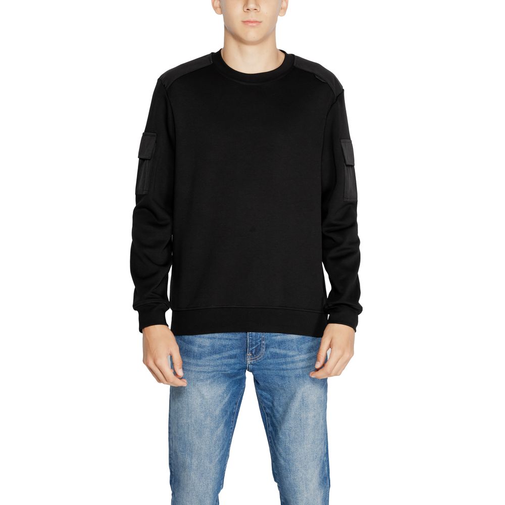 Maglione in cotone nero