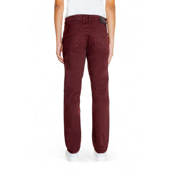 Red Cotton Jeans & Pant