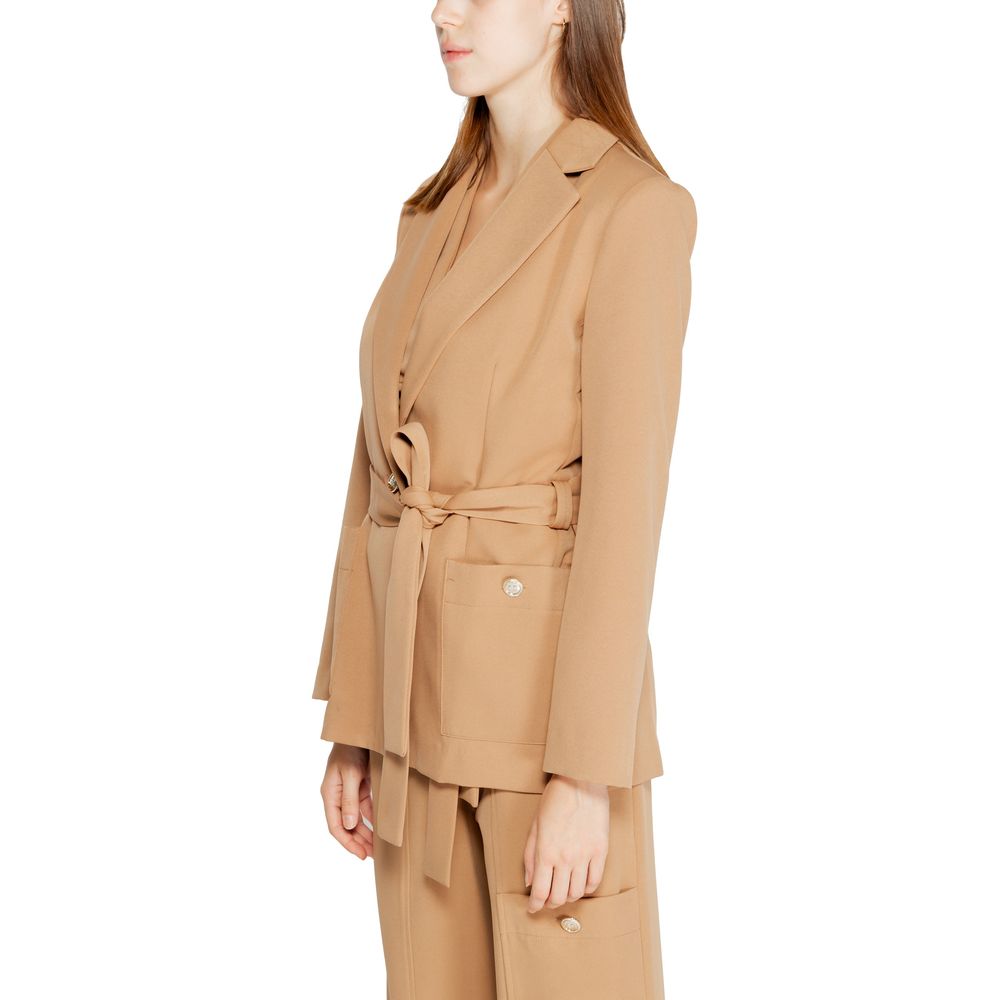 Rinascimento Beige Polyester Blazer