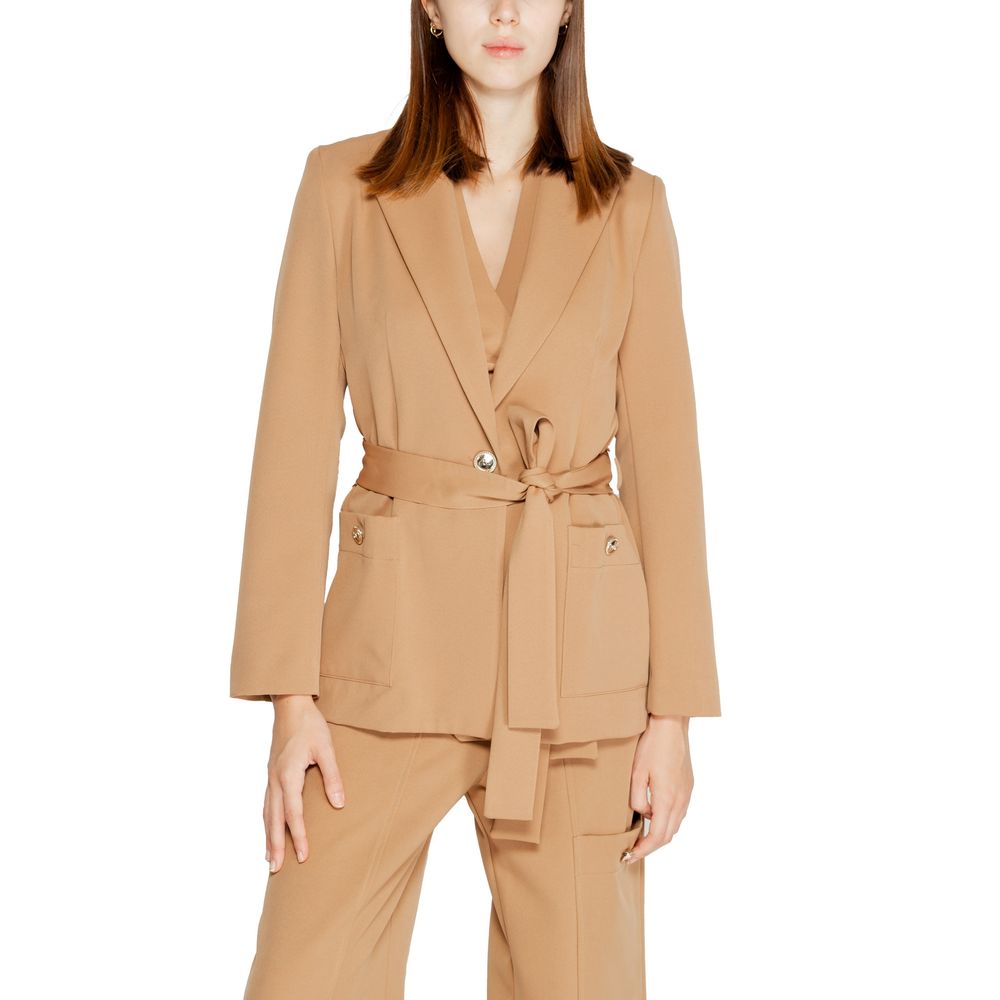 Rinascimento Beige Polyester Blazer