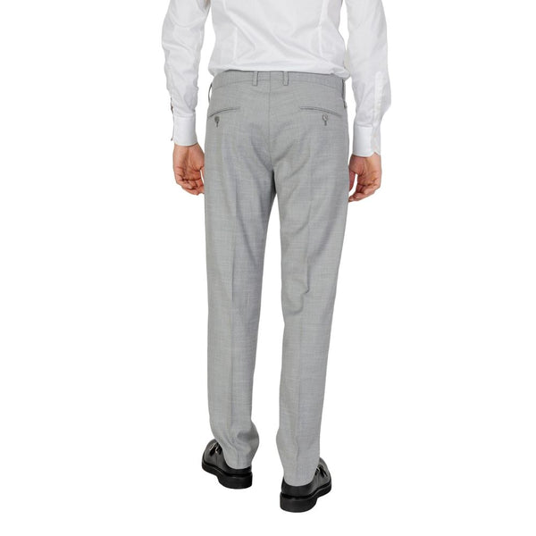 Antony Morato Gray Polyester Dress Pants