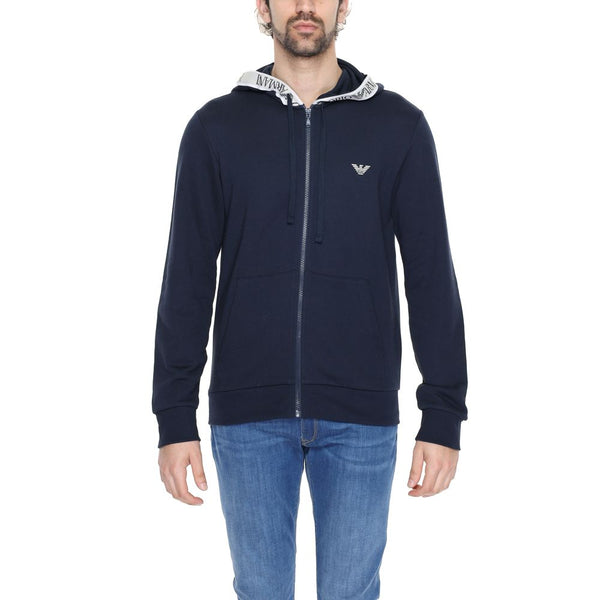 Maglione di cotone blu