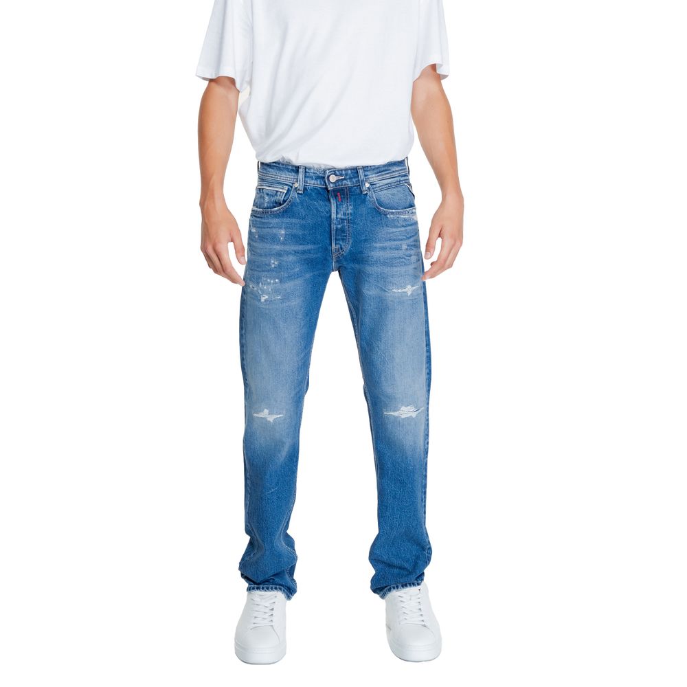 Jeans e pantaloni in cotone blu