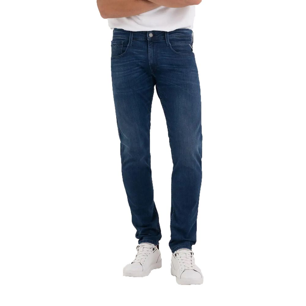 Jeans e pantaloni in cotone blu