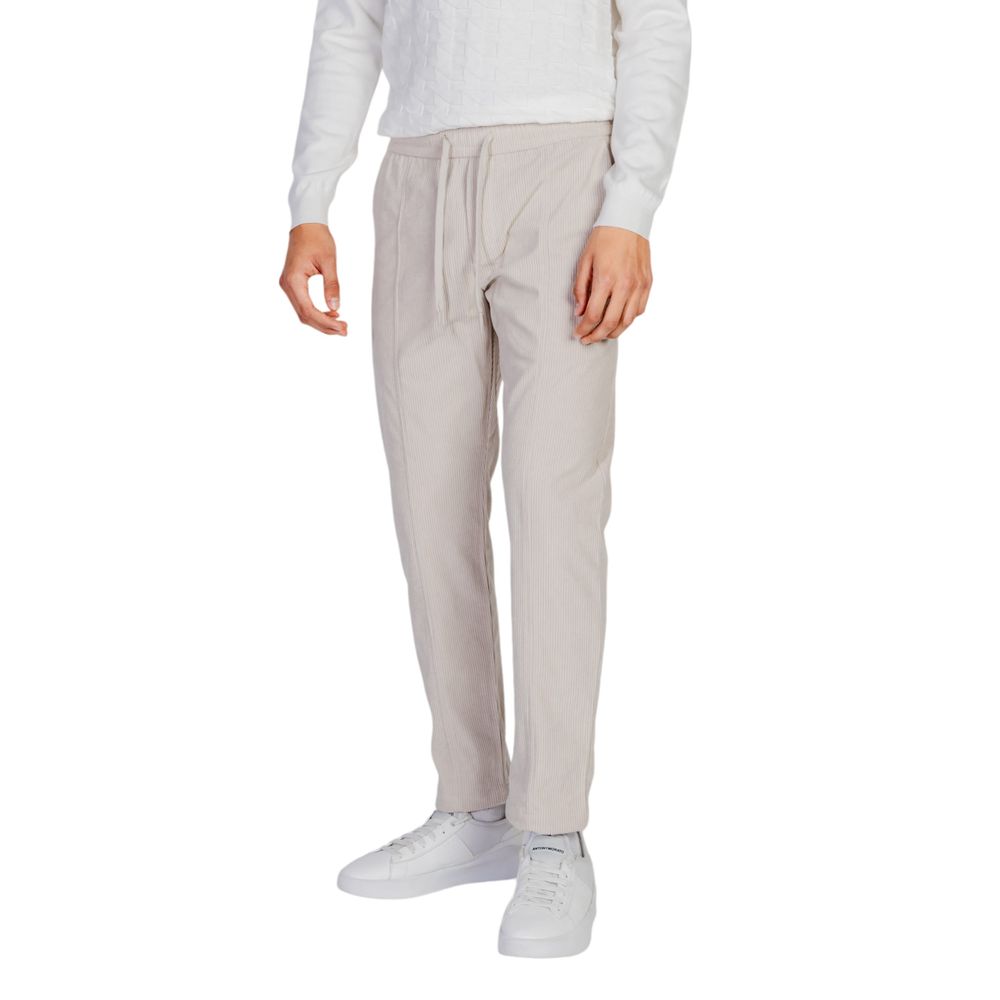 Antony Morato Beige Polyester Casual Pants