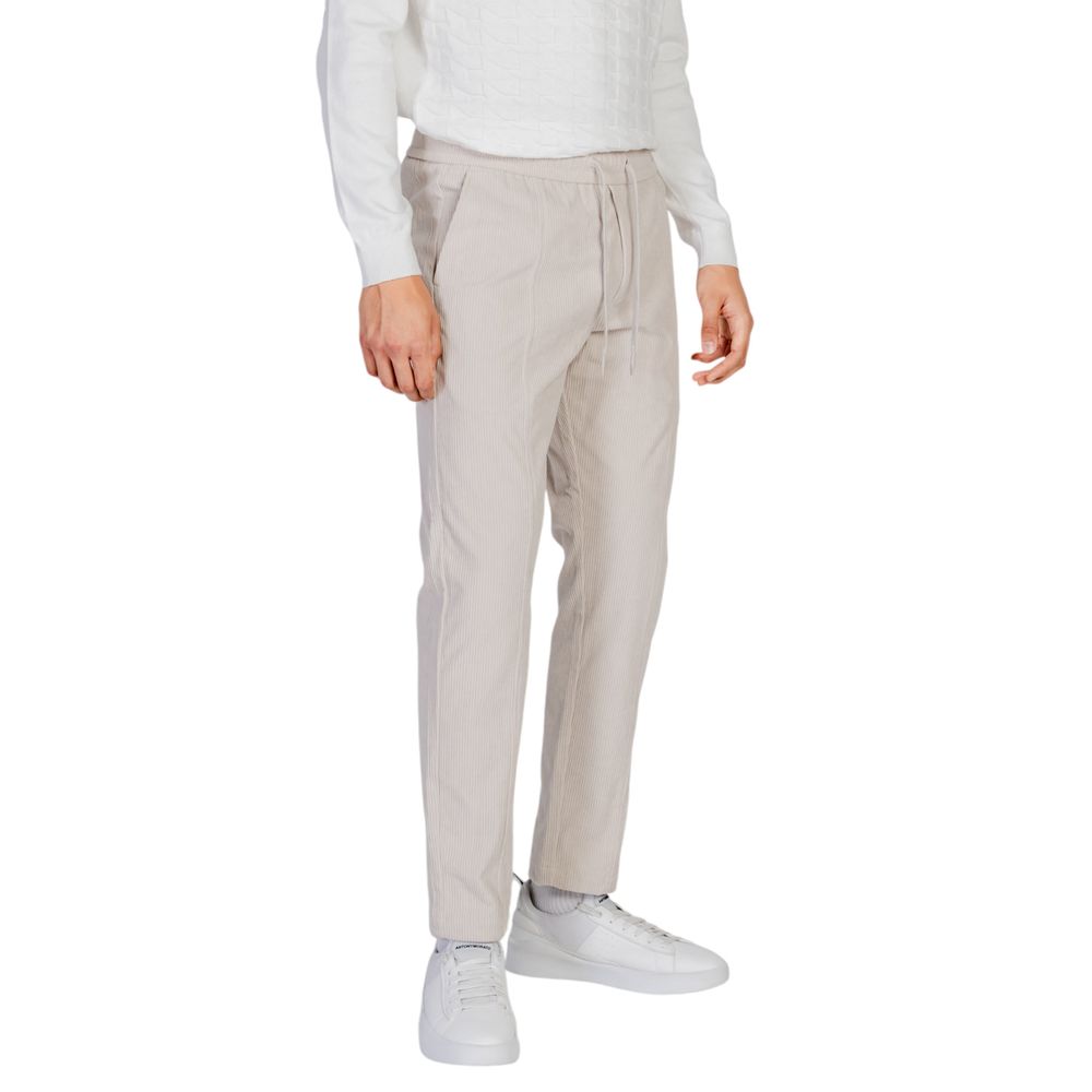 Antony Morato Beige Polyester Casual Pants