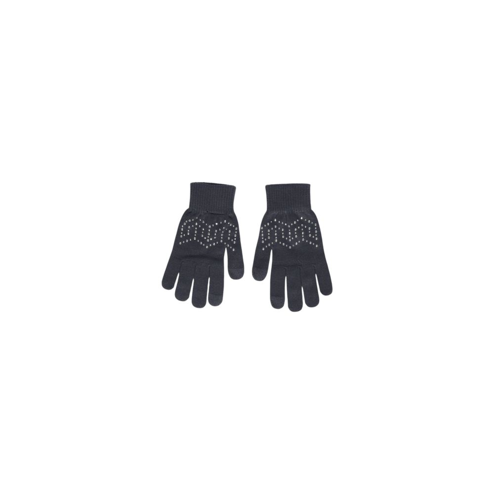 Gray Polyester Polyester Glove