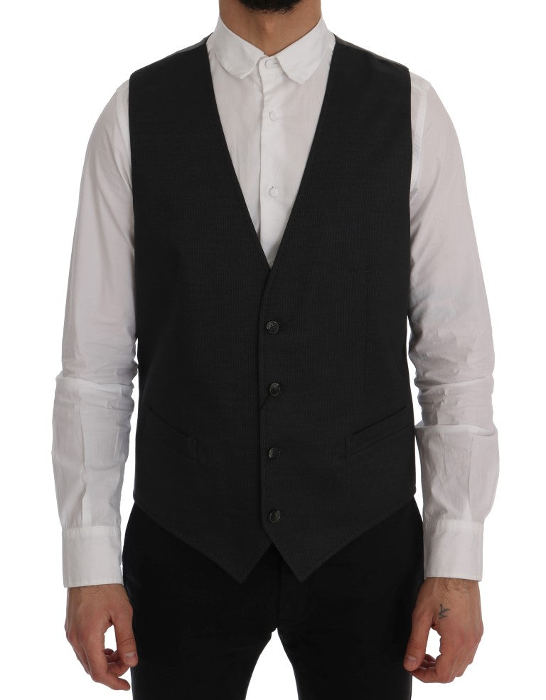 Gilet elegante grigio