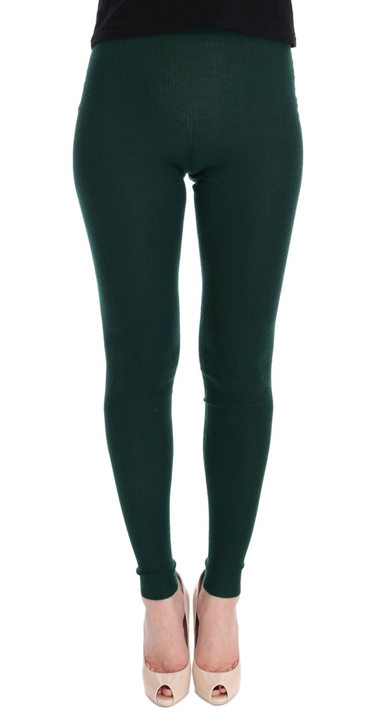 Elegant High-Waist Cashmere Tights Pants