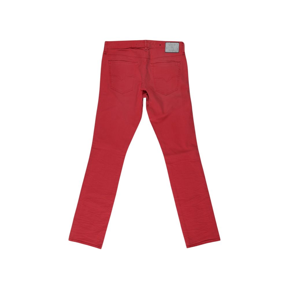 Guess Red Cotton Skinny Jeans