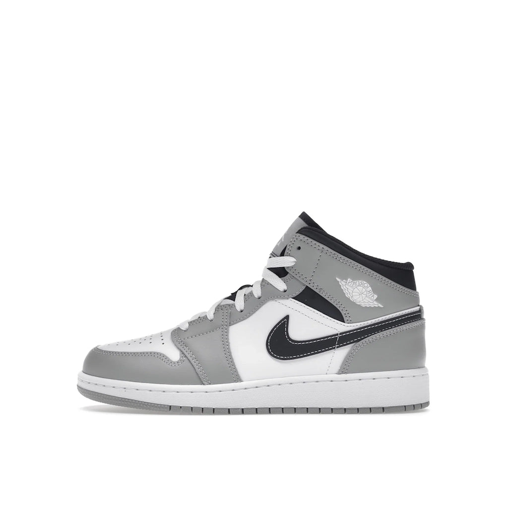 Jordan 1 Mid Light Smoke Grey (GS)