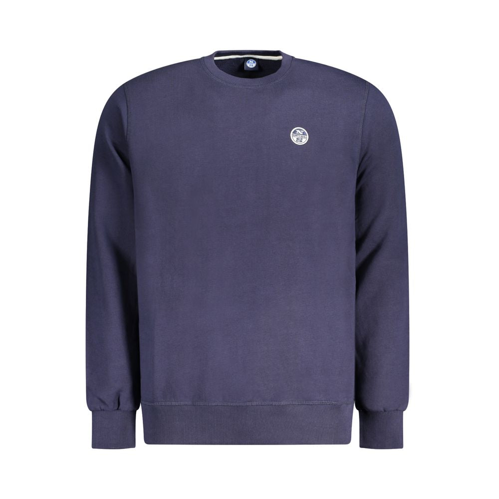 Maglione da uomo in cotone blu