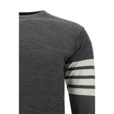 Thom Browne Gray Wool Oves Aries Sweatshirt