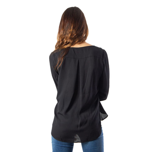 Maglione in poliestere nero