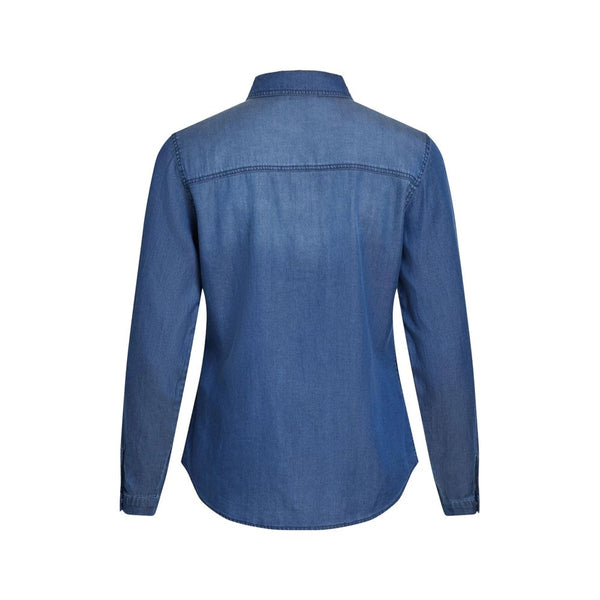 Maglione di cotone blu