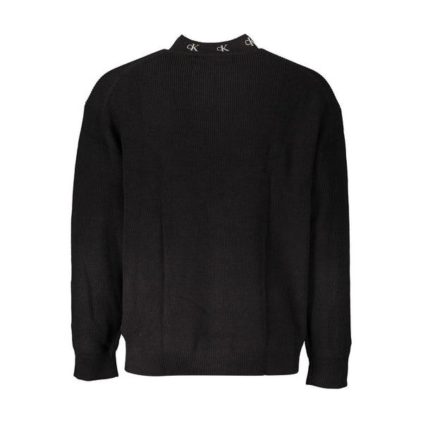 Maglione da uomo in cotone nero