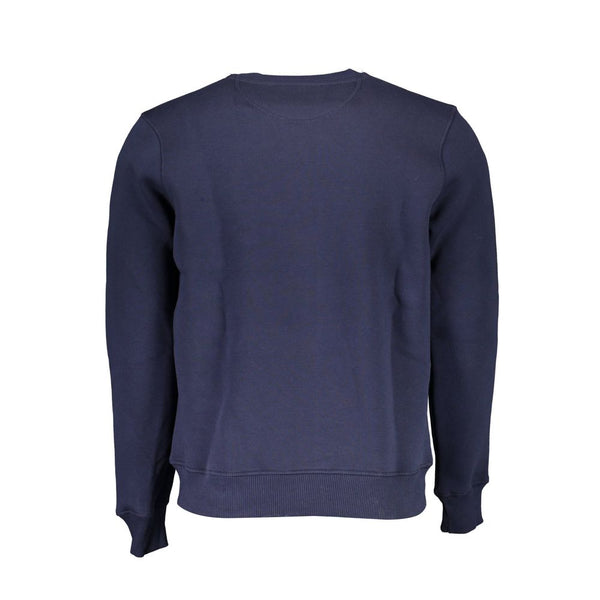 Maglione da uomo in cotone blu