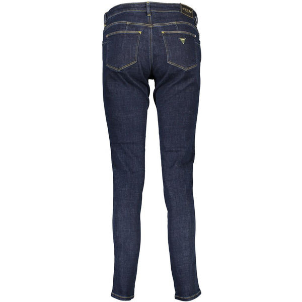 Blue Cotton Women Jeans