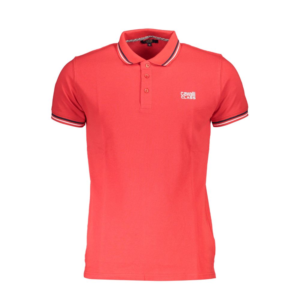 Red Cotton Polo Shirt